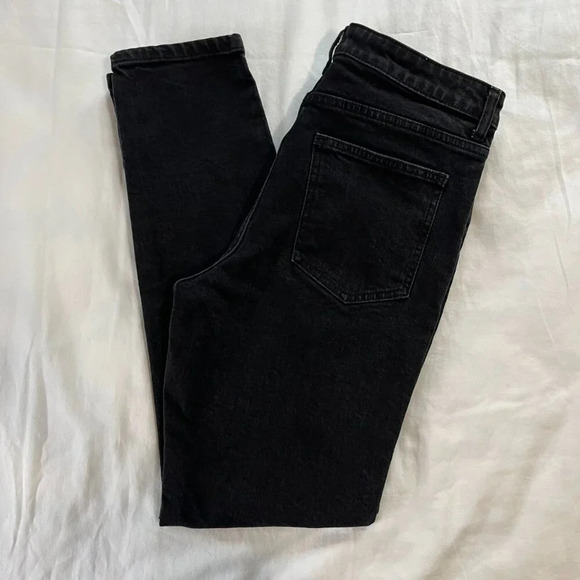 American Apparel Women's The Pencil Jean High Waist Black Denim Jeans | Size 29 - Picture 7 of 7